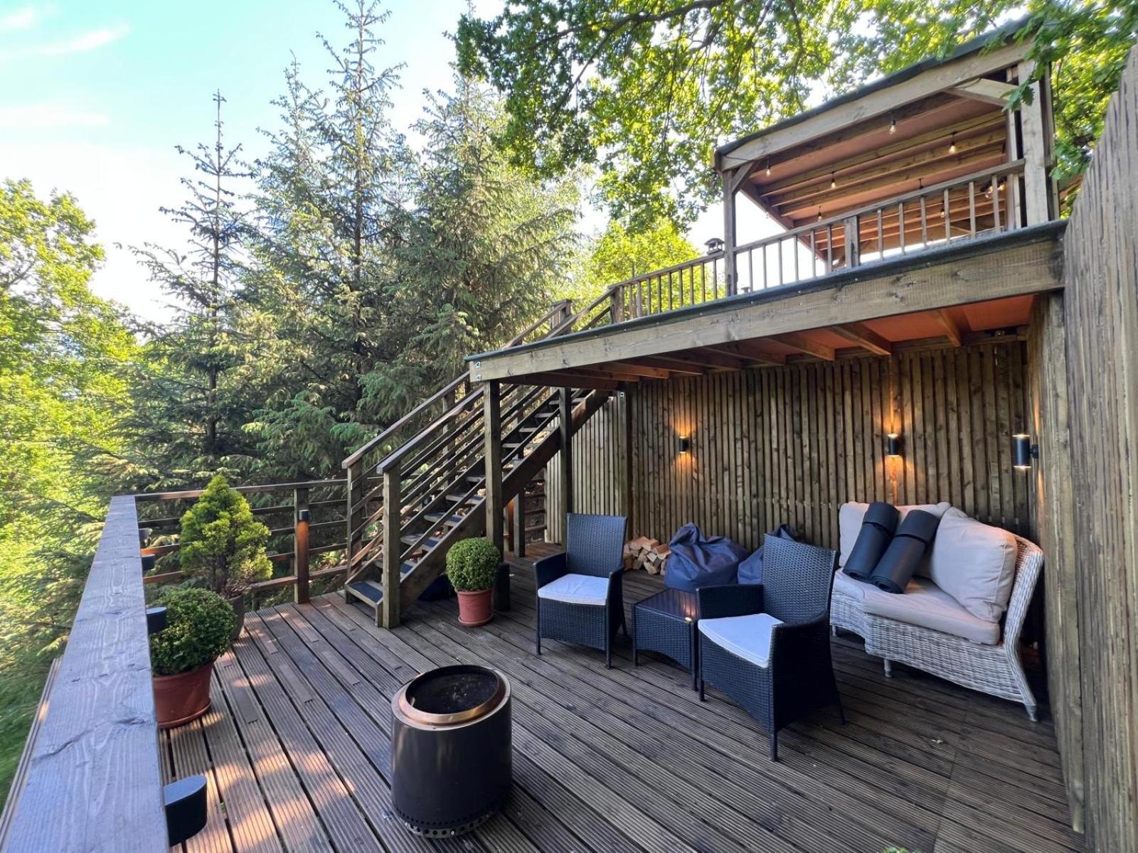 ריצ'מונד The Pines Treehouse At Treetops Hideouts מראה חיצוני תמונה